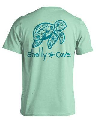 Let’s Be Mermaids Shelly Cove Turtle Short Sleeve T-Shirt in Island Reef