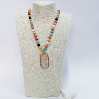 Carlisle Beaded Necklace in Multi