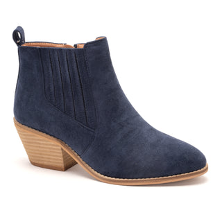 Potion Bootie in Navy Suede
