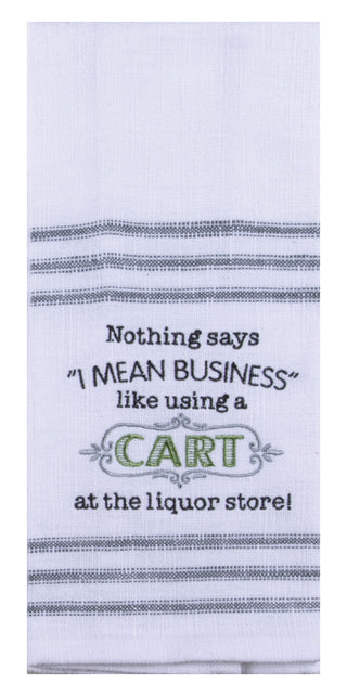 Liquor Cart Tea Towel
