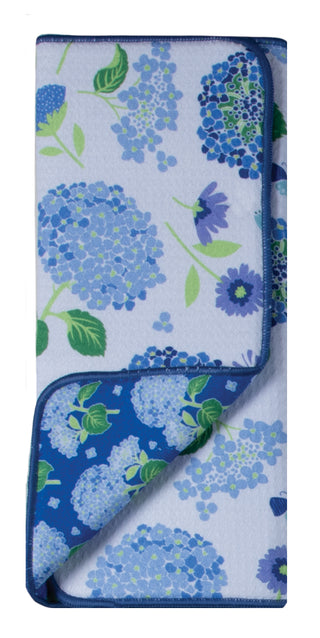 Blue Hydrangea Drying Mat
