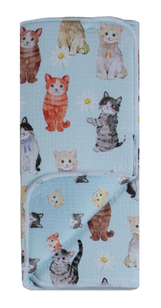 Cats & Daisies Drying Mat