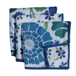 Blue Garden Earth Cloths Set of 3
