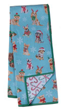 Snowflake Dogs Eco Towel