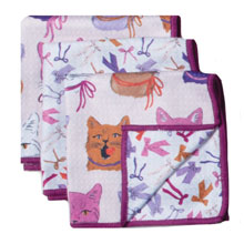 Cat Heads Earth Cloths Set of 3