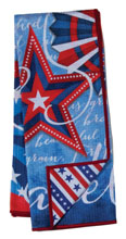 Patriotic Celebrate Earth Towel