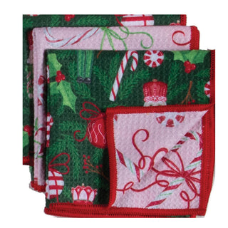 Merry Nutcrackers Earth Cloths Set of 3