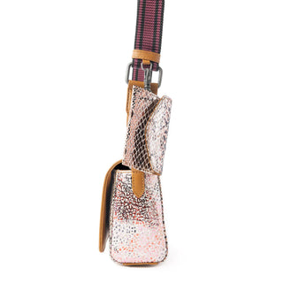 Elysian Charm Shoulder Bag in Onyx Snake Print