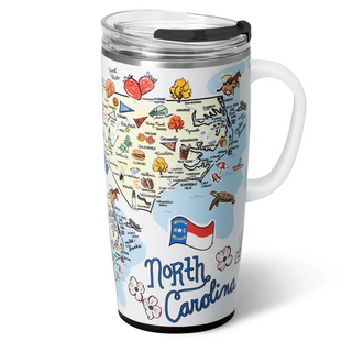 North Carolina 22oz Travel Mug