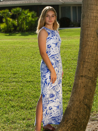 Every Day Chic Dress In Blue Bird
