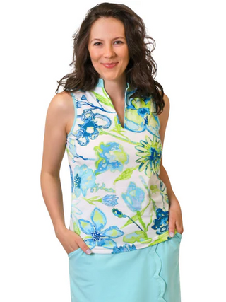 Enchanted Look Top In Blooms