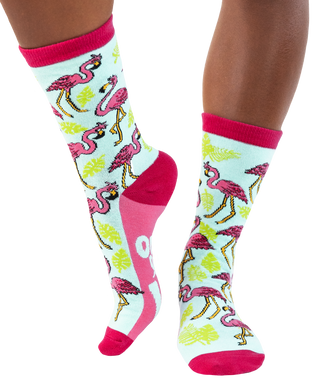 Flamingo Crew Sock
