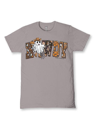 Kid's Howdy Short Sleeve T-Shirt in Driftwood