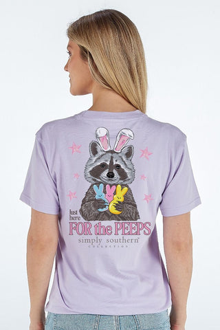 Peeps Short Sleeve T-Shirt In Lilac