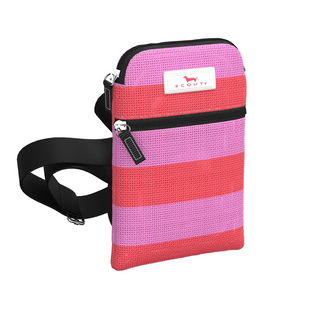 Poly Pocket Woven Crossbody X-Small In Bubblegum And Watermelon