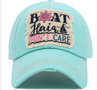 Boat Hair Don't Care Hat in Mint