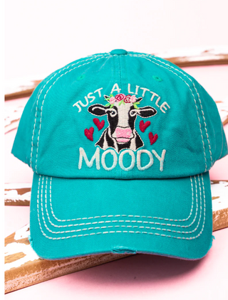 Just a Little Moody Hat in Turquoise