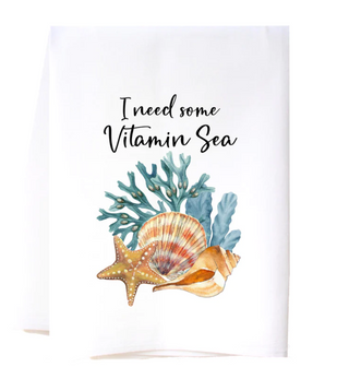 Vitamin Sea Flour Sack Towel