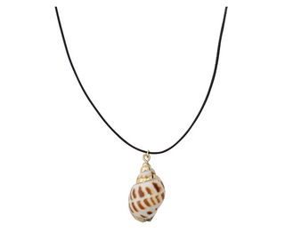 Necklace-Natural Shell w Cord