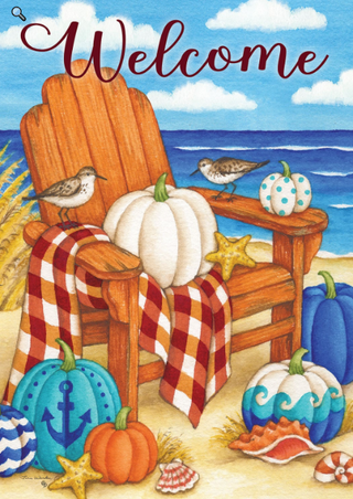 Fall Beach Flag - FM