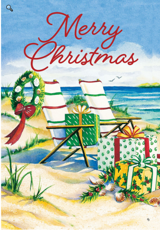 Coastal Christmas Flag - FM