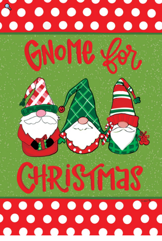 Gnome For Christmas Flag - FM