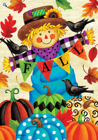Whimsical Scarecrow Flag - FM