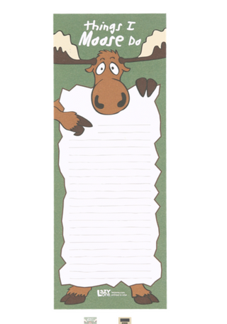 Things I Moose Do Notepad
