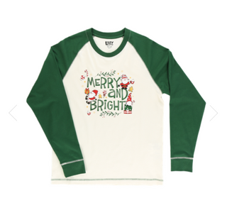 Merry & Bright Christmas Gnome Women's Regular Fit PJ Tee