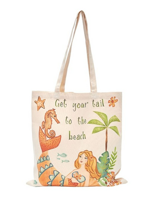 Get Your Tail to The Beach Tote Bag