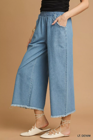 Now's The Time Pants in Light Denim