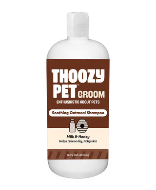 ThoozyPet Soothing Oatmeal Shampoo Milk & Honey 16  ounces