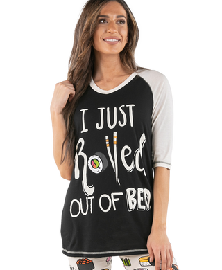 Just Rolled Out Of Bed Women's Tall PJ Tee