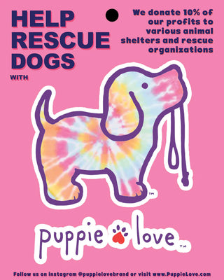 Stuck On It Puppie Love Vinyl Sticker