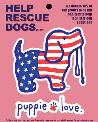 Stuck On It Puppie Love Vinyl Sticker