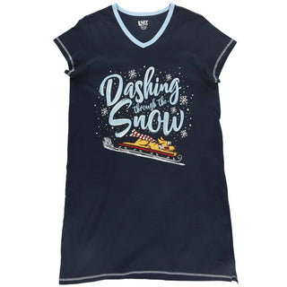 Dashing Through the Snow V-Neck Nightshirt