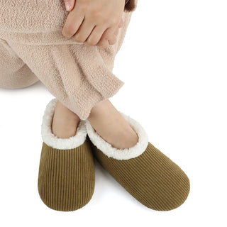 Womens Fashion Corduroy Slippers
