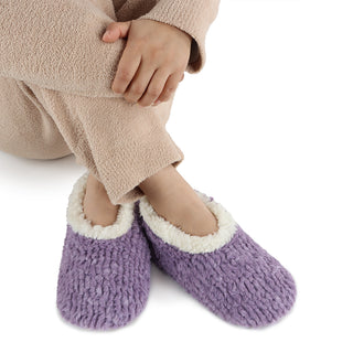 Womens Teddy Bear Fur Slippers