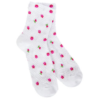 Weekend Quarter Flower Socks