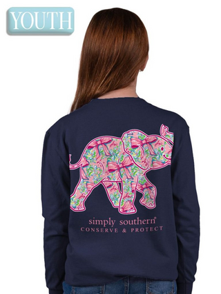 Youth Elephant Conserve & Protect Top In Eclipse