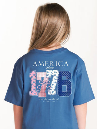 Youth America 1776 Short Sleeve T-Shirt in Overcast
