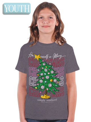 Youth Have Yourself A Merry Little Christmas Tee In Iron Heather