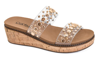 Corkys Yes Please Wedge in Clear Studs