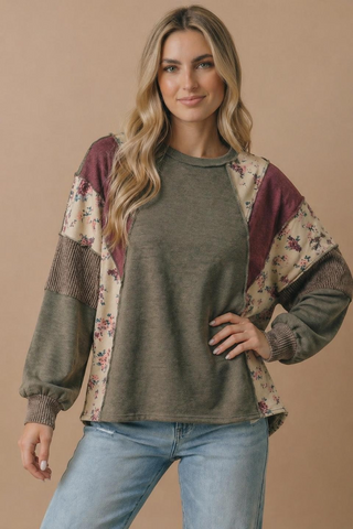 Looking For You Top In Olive