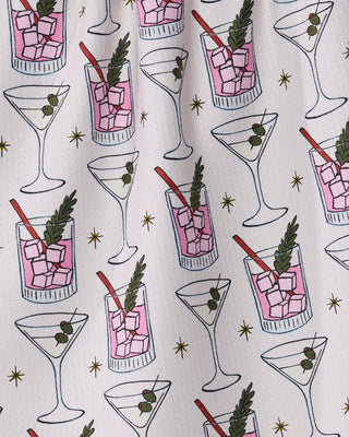 Cocktail Countdown Tea Towel