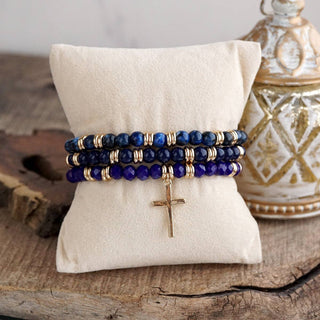 Cross Bracelet Stack Set