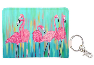 Flamingo Keychain Wallet