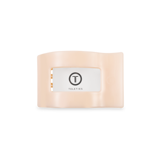 Flat Rectangle Hair Clip | Small | Almond Beige