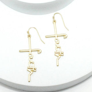 "Faith" Dangle Earrings