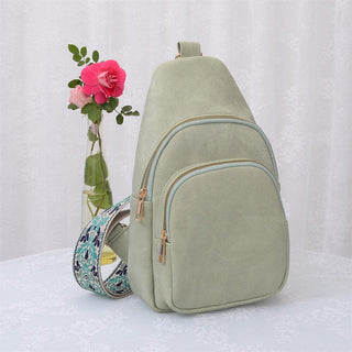 Look At The Time Sling Bag in Sage